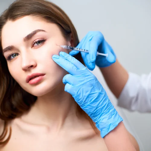 Sculptra1 Sculptra facial volume treatment near the cheek
